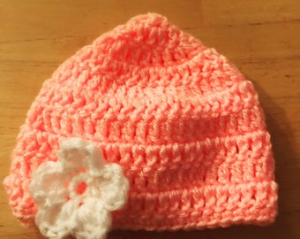 Baby booties and hat set