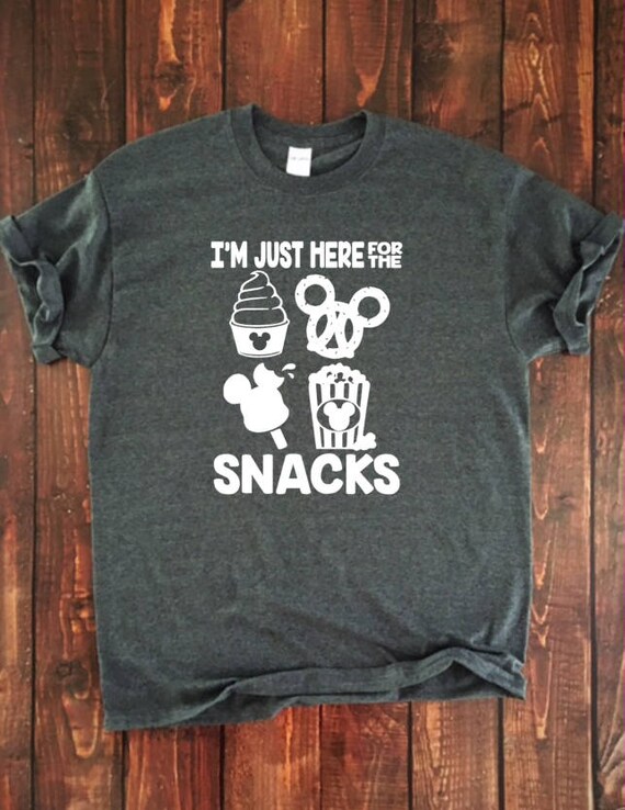 Download I'm Just Here for the Snacks Disney Shirt Adult Disney