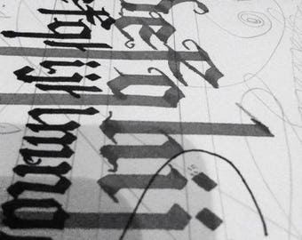 Christmas Calligraphy Workshop