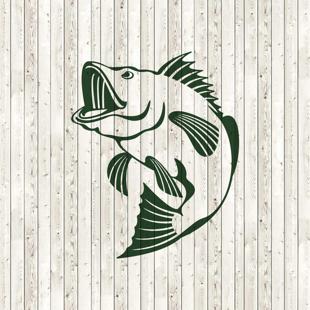 Download Bass fish SVG Fishing SVG files Bass SVG Vector files for