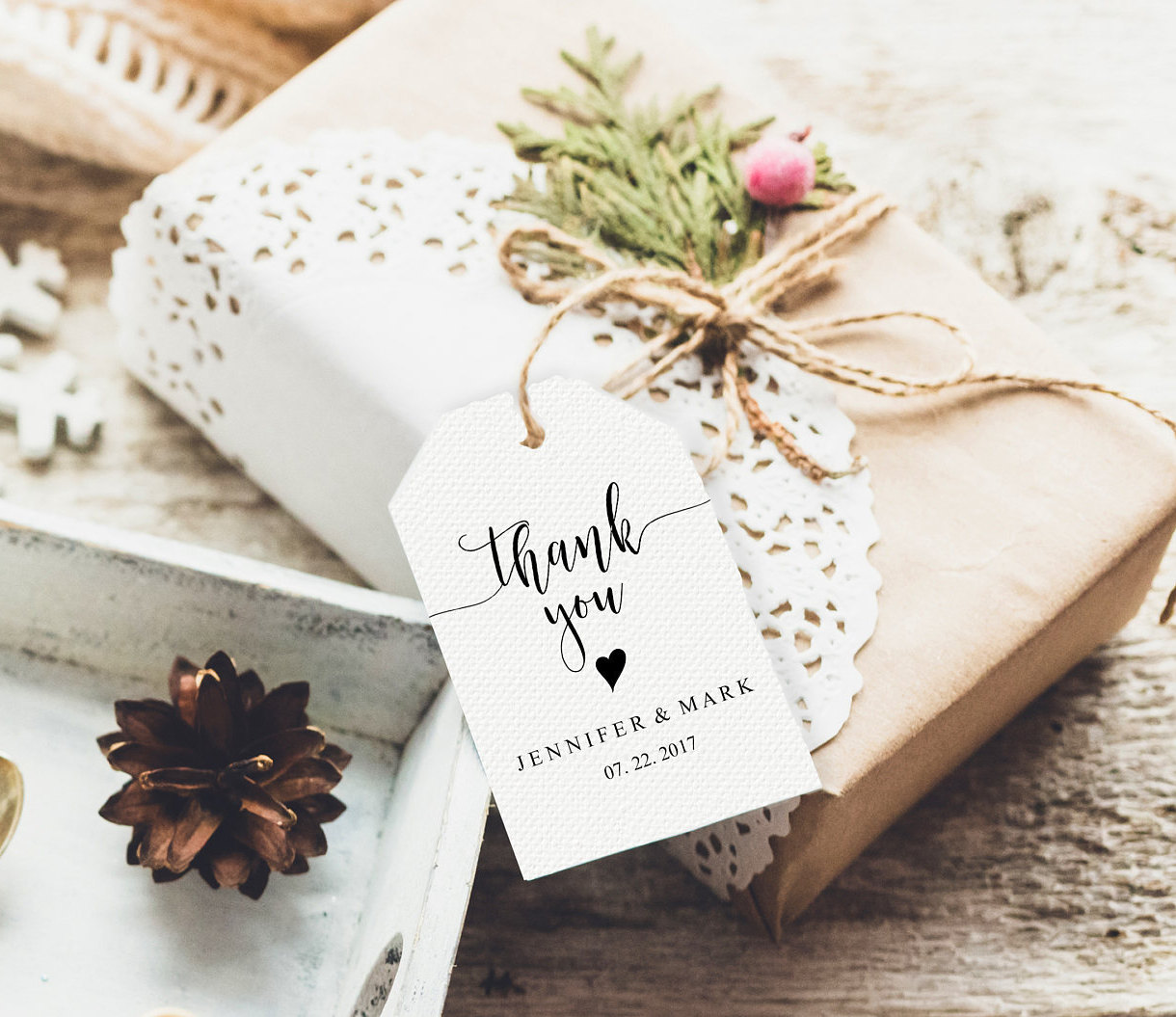 wedding thank you tags wedding favor tags rustic thank you thank you tags for wedding favors