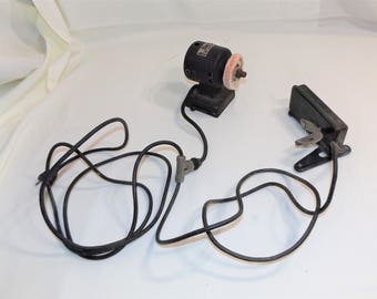 Vintage Kendrick and Davis Co Small Watchmakers / Jewelers Varible Speed Buffer with Foot Control