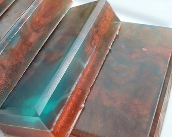 Wild Berry Musk Soap, Red and Blue Soap, Homemade Soap, Bar Soap - 1/4 lb Soap - One Quarter Pound Soap