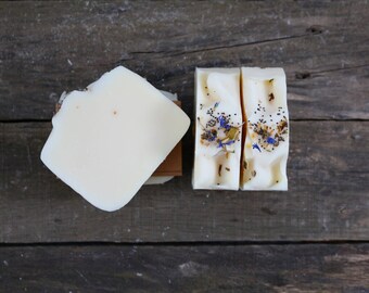 Grapefruit Basil Bar Soap - All Natural Soap, Cold Process Soap, Handmade Soap, Vegan Soap, Organic Soap, Essential Oil Soap, Natural Soap
