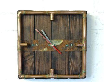 industrial wall clock