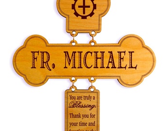 Catholic Priest Gift - Gifts for Orthodox Priest Appreciation - Gift for Monsignor - Priest Birthday Gift Idea - Cross