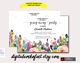 going away party invite template