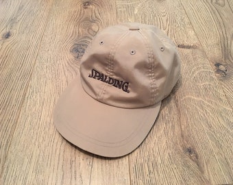 Spalding Vintage 6 Panel Baseball Cap Beige M/L