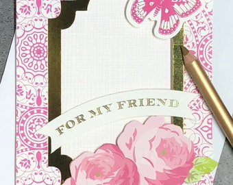 For My Friend - Sending Well Wishes Fabulous Flip Card