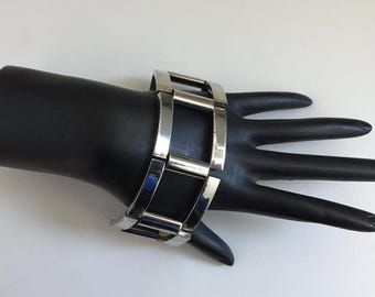 Silver Bracelet, Modernist Silver Bracelet