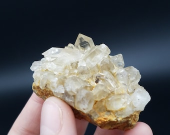 Natural Quartz Crystal Cluster Specimen - rocks and minerals, quartz cluster, natural crystals, quartz points, crystal clusters, healing sto