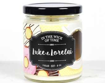 Luke & Lorelai | Gilmore Girls Scented Vegan Soy Candle |
