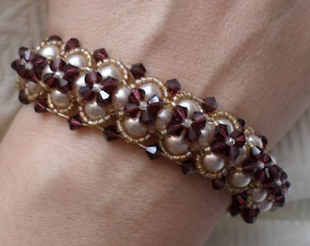 Pearl and Crystal Bracelet