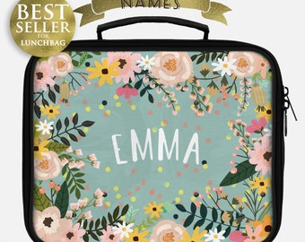 Lunch box - Monogrammed gifts - Custom for ruby - shipping