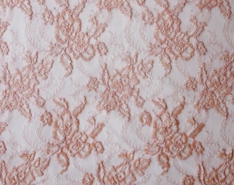 French Lace hand-embroidered using beads