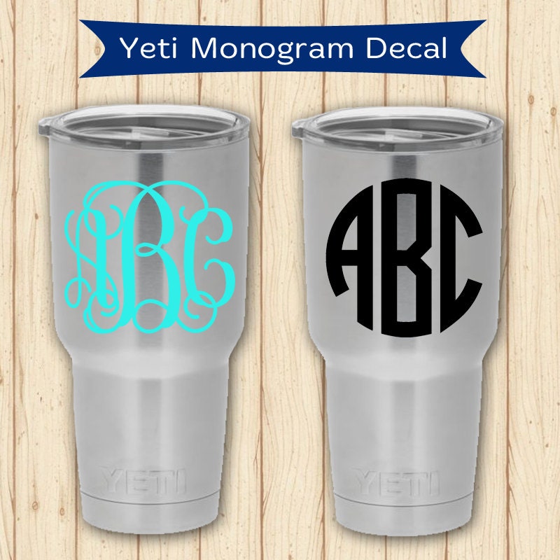 Yeti Rambler Custom Vinyl Decal Sticker