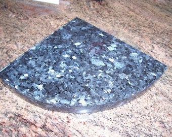 3cm Blue Pearl Granite Shower Corner Shelf