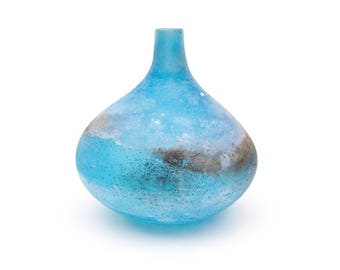 Signed Gino Cenedese Scavo Glass Vase