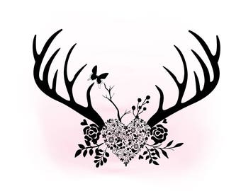 Download Little Man svg clipart Antler hornes SVG Boho Antlers