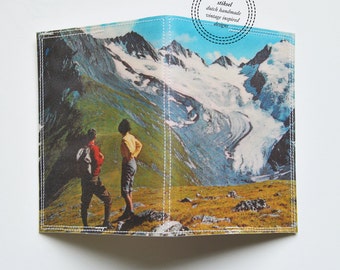 Passport Cover - Tirol mountains vintage print