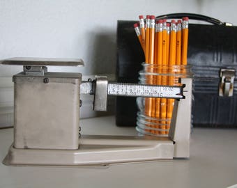 Retired, Vintage Metal Letter Scale Used by The United States Postal Service