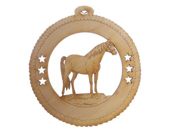 Horse Ornament - Horse Christmas Ornaments - Horse Decor - Horse Ornaments Christmas - Gift for Horse Lover - Personalized Free