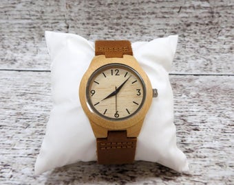 Womens Wood Wrist Watch -Personalized-Accessories for Women- Mothers Day Gift - Gifts for Women - FREE ENGRAVING! (WW1)