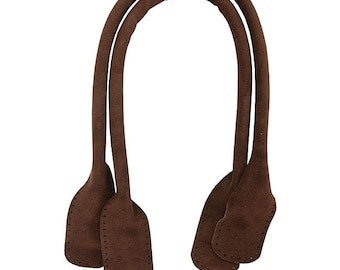 Somerset Designs (for Joann's Fabrics) Suede Purse Handles - Pre-Stamped Holes- Rich Dark Brown - 18" long - FREE SHIPPING!