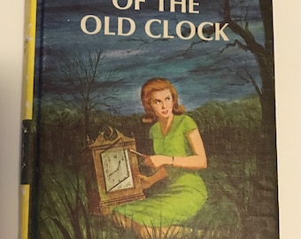 1959 First Gossett Hardcover Edition of Book 1 of the Nancy Drew Mystery Stories, "The Secret of the Old Clock" by Carolyn Keene