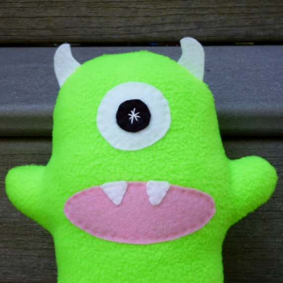 cuddly monster toy