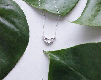 Heart Hands Necklace | Gold Fill or Sterling Silver