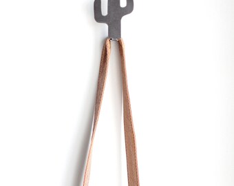 Cactus Wall Hook | modern desert decor metal cactus home decor