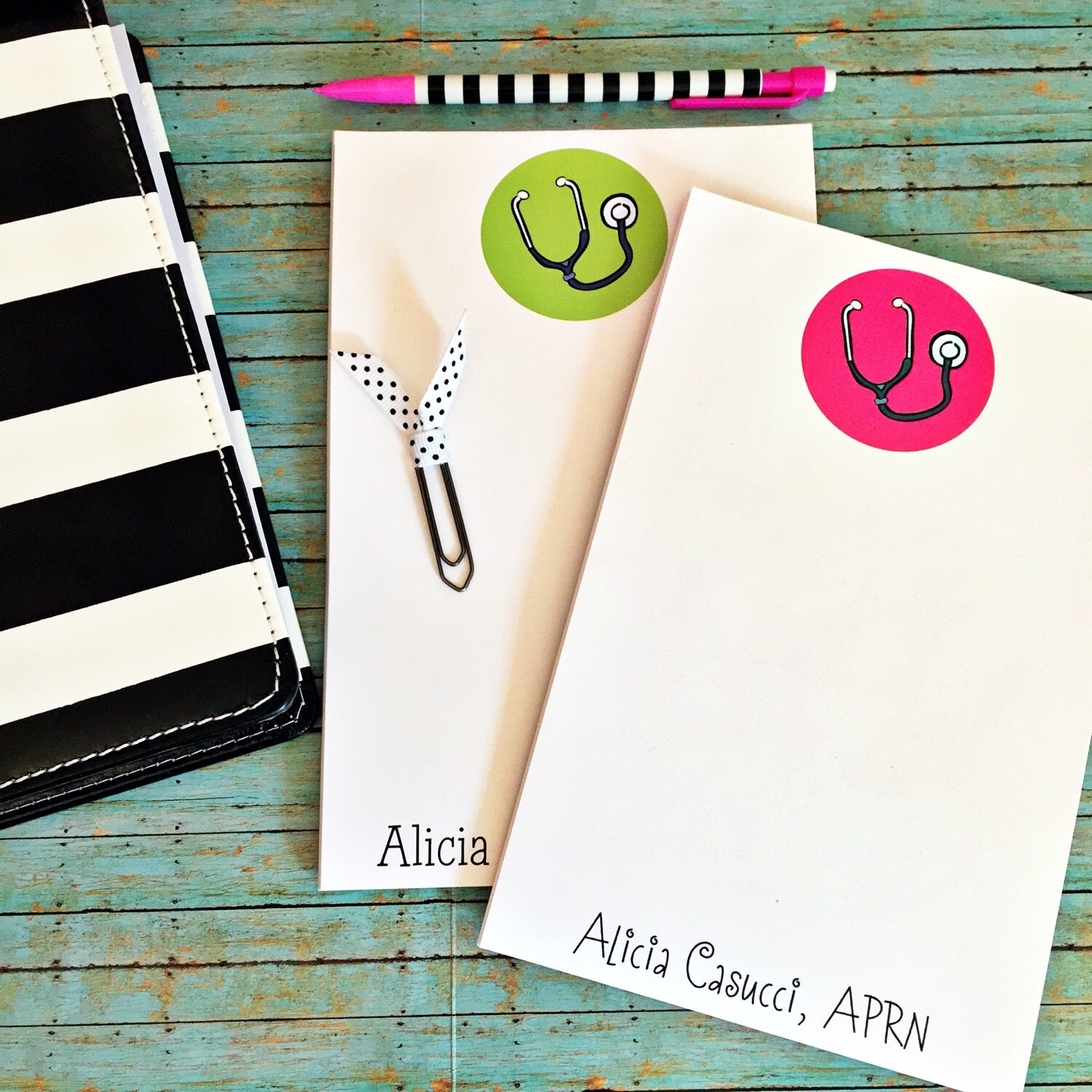 Nurse Note Pad Nurse Notepad Monogrammed Note Pad