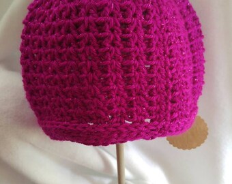 V stitch messy bun hat