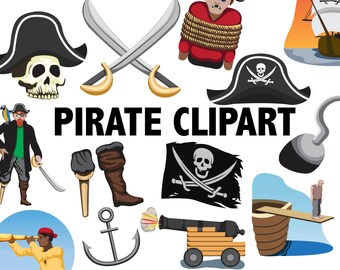 pirate flag clipart etsy