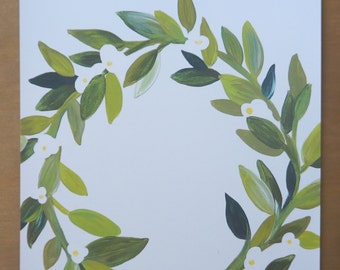 Laurel Leaf Print 8X10