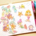 Mermaid Stickers. Kawaii Stickers. Resin Supply. Confetti. Anime Stickers. Princess Sticker. Planner Stickers. Craft Supply. Ocean Stickers.