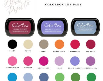 Colorbox Archival Ink Dye Stamp Ink Pad, Ink Pad, Permanent Ink Pad, Rubber Stamp Ink, Stamp Pad