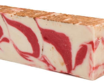 Red Clay Olive Oil Handmade Soap Slice