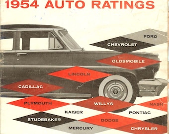 Consumer Reports 1954 Auto Ratings