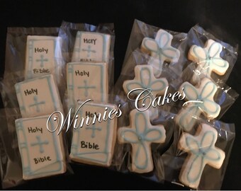 Memorial/Communion/Baptism/Bible/Cross/Sugar Cookies