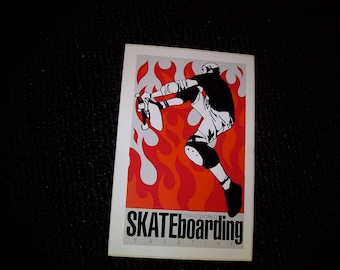 Skateboarding Magazine Sticker