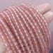 4mm Light Morganite Gemstone Beads - 14.5inch Full strand - Round Gemstone Beads