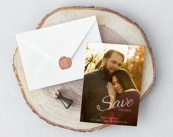 Save the Date Invitation & Announcements Digital File - Print Your Own!