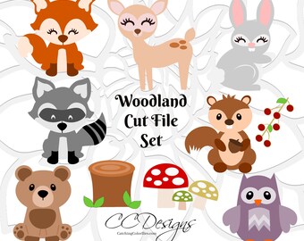 Free Free Woodland Friends Svg 145 SVG PNG EPS DXF File