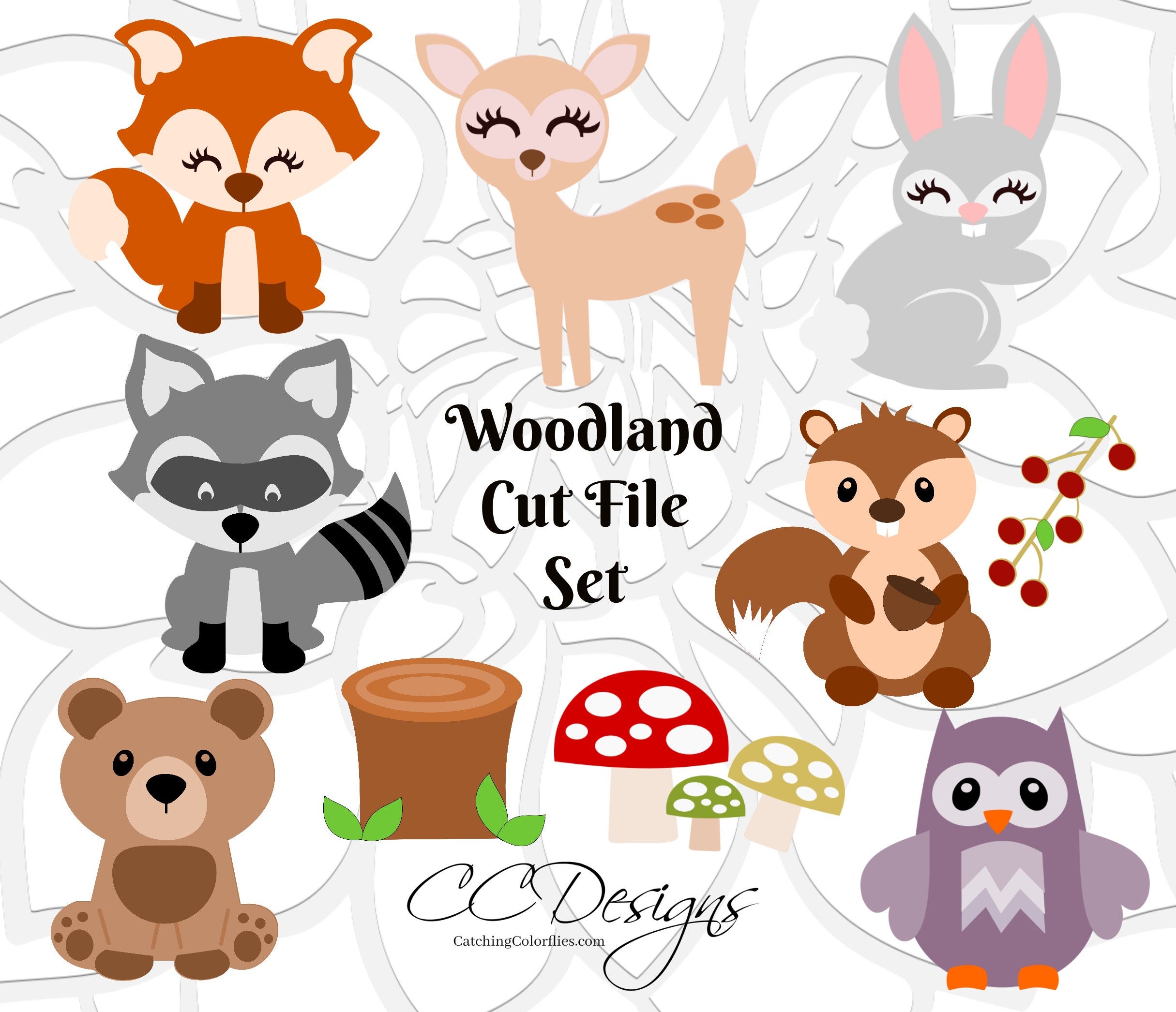 Download Baby Woodland Animal Cut Files Forest Animal SVG Files Baby