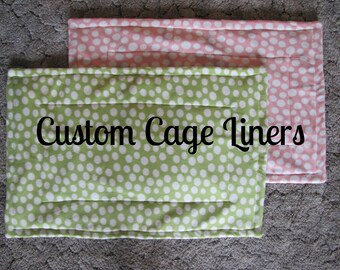 Custom Cage Liner with U-Haul Lining, C&C Cage Liner, Midwest Cage Liner, Guinea Pig, Hedgehog, Ferret, Guinea Pig Accessories