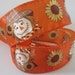 Scarecrow Ribbon Orange Ribbon Wired 1 1/2" inch wide Fall Ribbon Sunflower Autumn Wreath Ribbon Gift Wrap Gift Basket Bows Home Decor LF015
