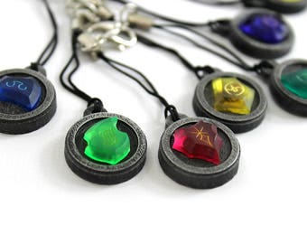 FFXIV Soul Crystal Phone Charm/Charm Necklace Job Stone FF14 Final Fantasy 14