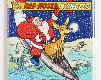 Rudolph the Red Nosed Reindeer Fridge Magnet